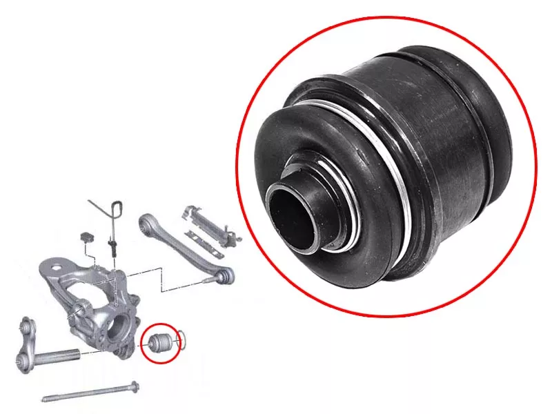 Сайлентблок цапфы BMW X5 06-18 / X6 08-20 - Артикул ST33326770985 - Производитель Sat - Фото, Отзывы, Цены 