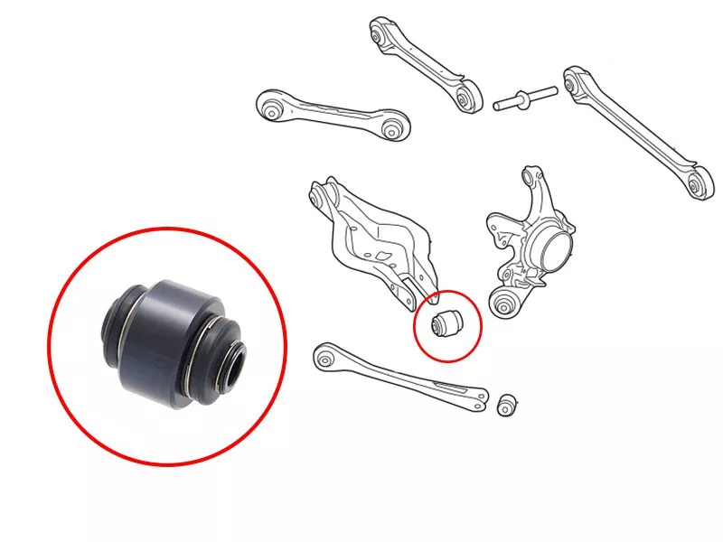 Сайлентблок цапфы BMW 1-Series 04-19 / 3-Series 05-19 - Артикул ST33326775552 - Производитель Sat - Фото, Отзывы, Цены 