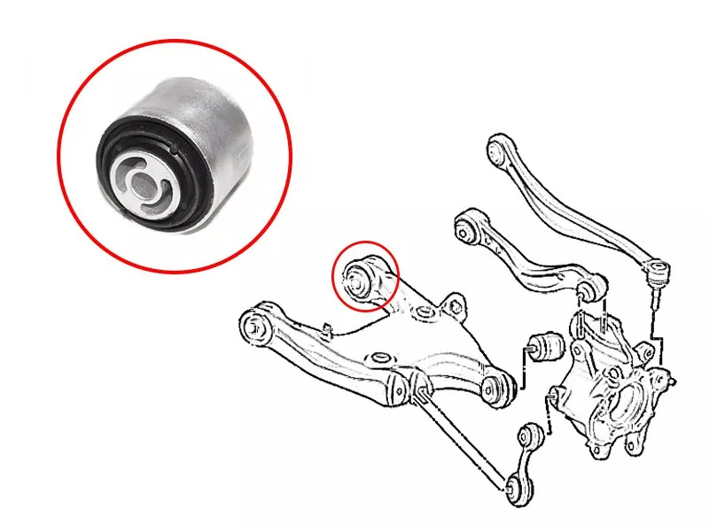 Сайлентблок рычага BMW 5-Series 09-17 / 6-Series 11-18 - Артикул ST33326784351B - Производитель Sat - Фото, Отзывы, Цены 