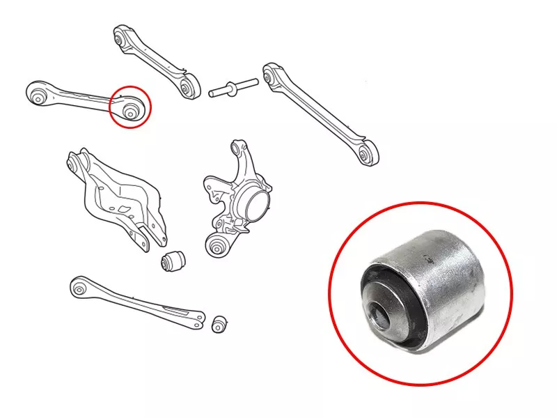 Сайлентблок BMW 1-Series 11-19 / 3-Series 11-19 - Артикул ST33326792539B - Производитель Sat - Фото, Отзывы, Цены 