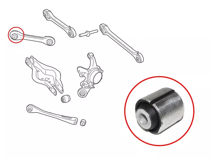 Сайлентблок BMW 1-Series 11-19 / 3-Series 11-19 - Артикул ST33326792540B - Производитель Sat - Фото, Отзывы, Цены 