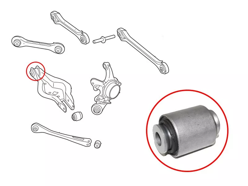 Сайлентблок рычага BMW 1-Series 11-19 / 3-Series 11-19 - Артикул ST33326867540B - Производитель Sat - Фото, Отзывы, Цены 