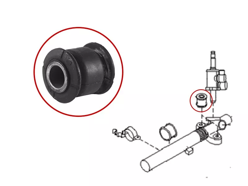 Сайлентблок рулевой рейки Subaru Forester 07-13 / Impreza 07-12 - Артикул ST34112AG00A9E - Производитель Sat - Фото, Отзывы, Цены 