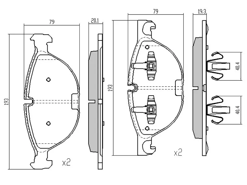 Колодки тормозные (Спереди) BMW X5 06-18 / X6 08-20 - Артикул ST34116778048 - Производитель Sat - Фото, Отзывы, Цены 