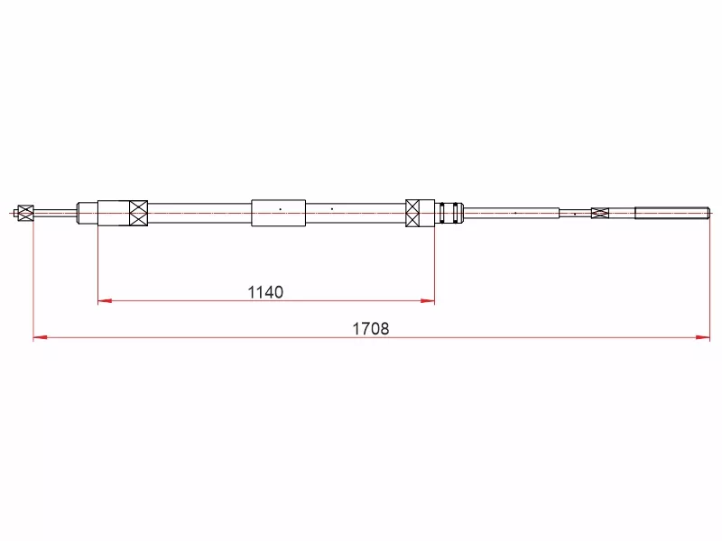 Трос ручного тормоза BMW 3 E46 97-05 RH - Артикул ST34411165020 - Производитель Sat - Фото, Отзывы, Цены 