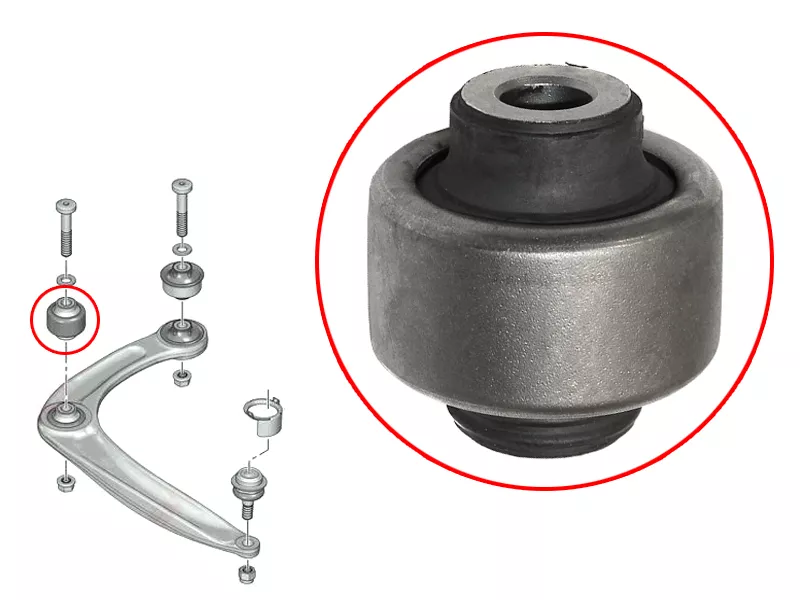 Сайлентблок рычага Citroen Berlingo 08-22 / C4 04 - Артикул ST352391 - Производитель Sat - Фото, Отзывы, Цены 