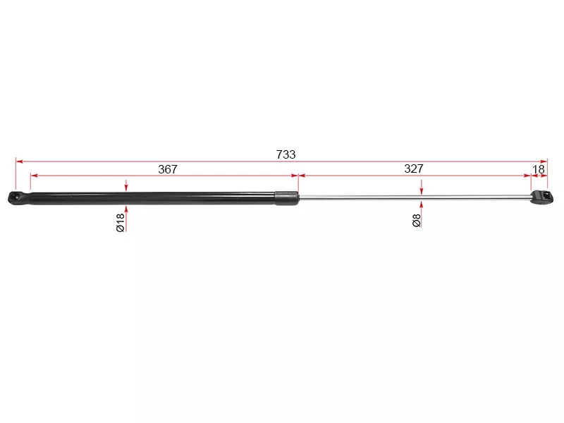Амортизатор капота Volkswagen Passat 10-15 (Справа=Слева) - Артикул ST3AA823359A - Производитель Sat - Фото, Отзывы, Цены 