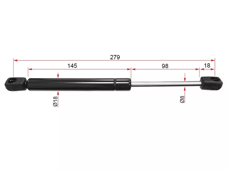 Амортизатор крышки багажника -ST3B5827550E Sat для VOLKSWAGEN PASSAT