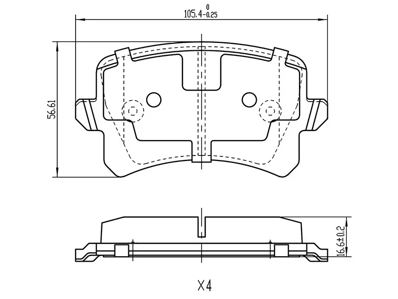 Колодки тормозные (Сзади) Audi A3 03-13 / A4 04-09 - Артикул ST3C0698451F - Производитель Sat - Фото, Отзывы, Цены 