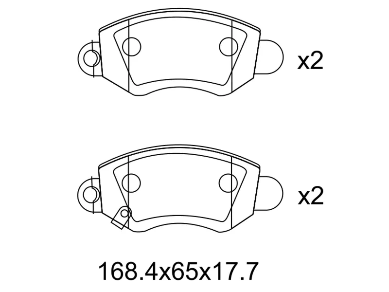 Колодки тормозные (Спереди) Ford Transit 06-14 - Артикул ST4077636 - Производитель Sat - Фото, Отзывы, Цены 