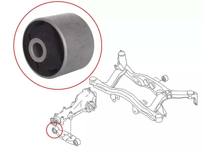Сайлентблок редуктора Subaru Forester 07-19 / Impreza 07-14 - Артикул ST41310AG022BU1 - Производитель Sat - Фото, Отзывы, Цены 