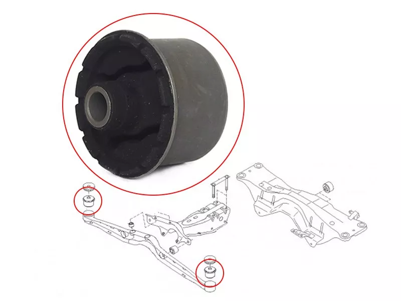 Сайлентблок балки Subaru Forester 02-08 - Артикул ST41326SA020 - Производитель Sat - Фото, Отзывы, Цены 