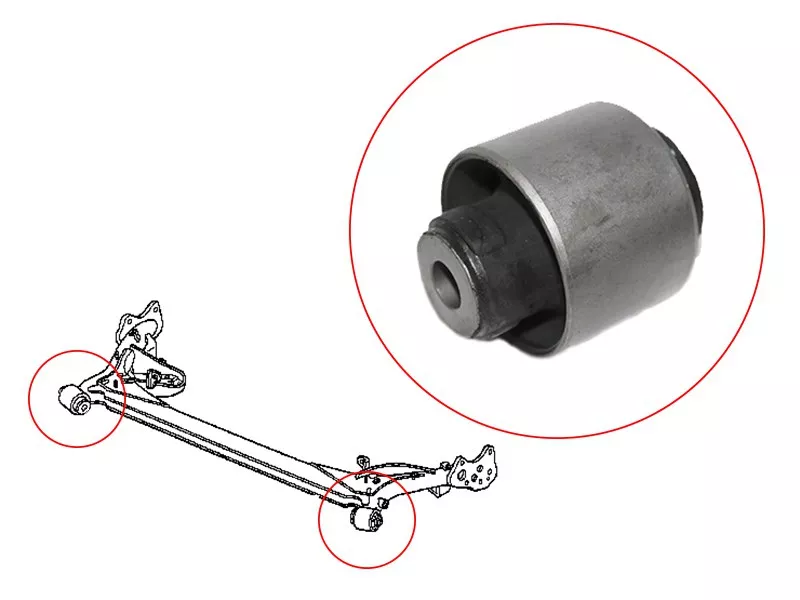 Сайлентблок балки Honda Airwave 05-10 - Артикул ST42100SLA000B - Производитель Sat - Фото, Отзывы, Цены 