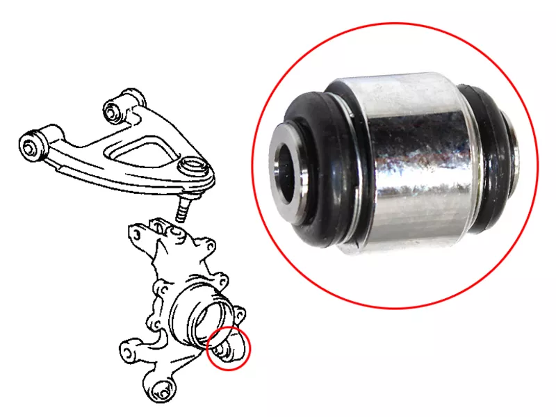 Сайлентблок цапфы Toyota Crown 95-01 / Mark II 92-00 - Артикул ST4230530040U - Производитель Sat - Фото, Отзывы, Цены 