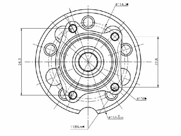 Ступичный узел задн. TOYOTA RAV4 ACA2# 00- 4WD - Артикул ST4241042020 - Производитель Sat - Фото, Отзывы, Цены 