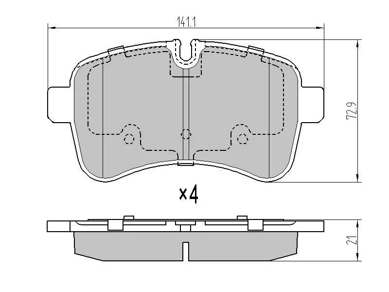 Колодки тормозные (Сзади) Iveco Daily 99 - Артикул ST42555917 - Производитель Sat - Фото, Отзывы, Цены 