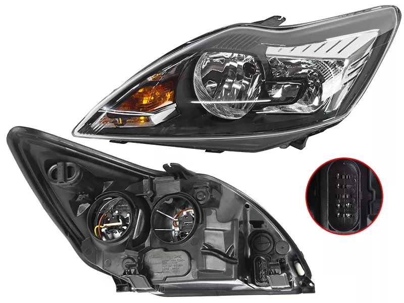 Фара Ford Focus 07-11 (Слева/ С электрокорректором) - Артикул ST4311181LMLDEM2 - Производитель Sat - Фото, Отзывы, Цены 
