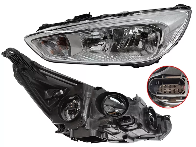 Фара Ford Focus 14-19 (Слева/ С электрокорректором) - Артикул ST43111C9LMLEMD1 - Производитель Sat - Фото, Отзывы, Цены 