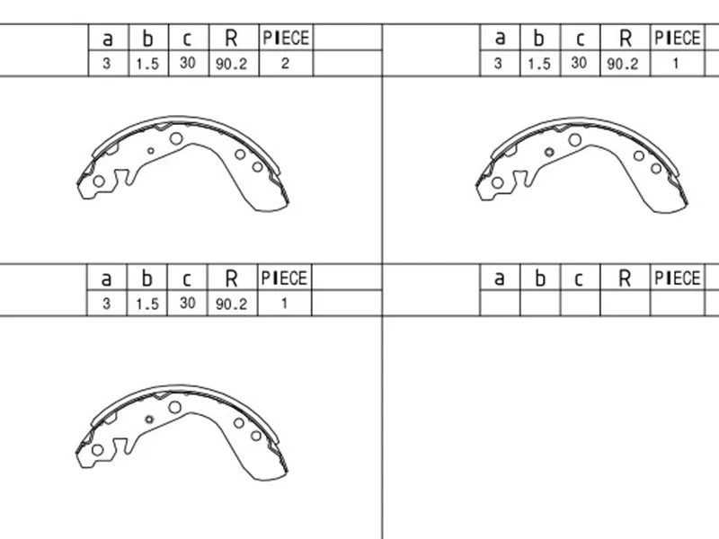 Колодки тормозные барабанные Honda Fit 01-13 / Fit Aria 02-09 - Артикул ST43153SAA004 - Производитель Sat - Фото, Отзывы, Цены 