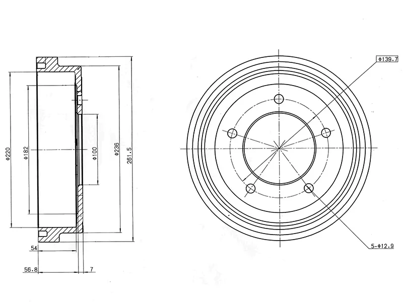 Барабан тормозной SUZUKI JIMNY 98 - Артикул ST4351165D00 - Производитель Sat - Фото, Отзывы, Цены 