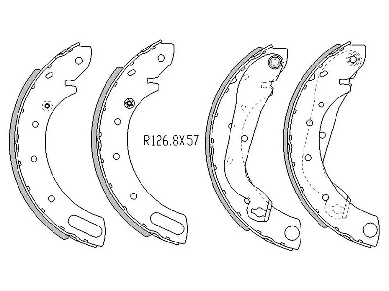 Колодки тормозные барабанные Nissan Serena 91-01 / Mistral 94-96 - Артикул ST440600F025 - Производитель Sat - Фото, Отзывы, Цены 