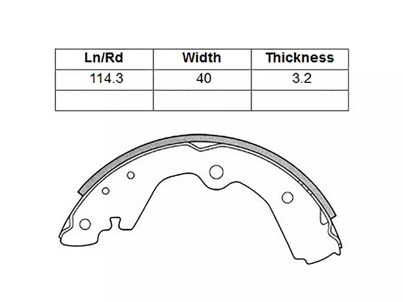 Колодки тормозные барабанные -JBS0004 Just Drive для NISSAN AD, NISSAN WINGROAD