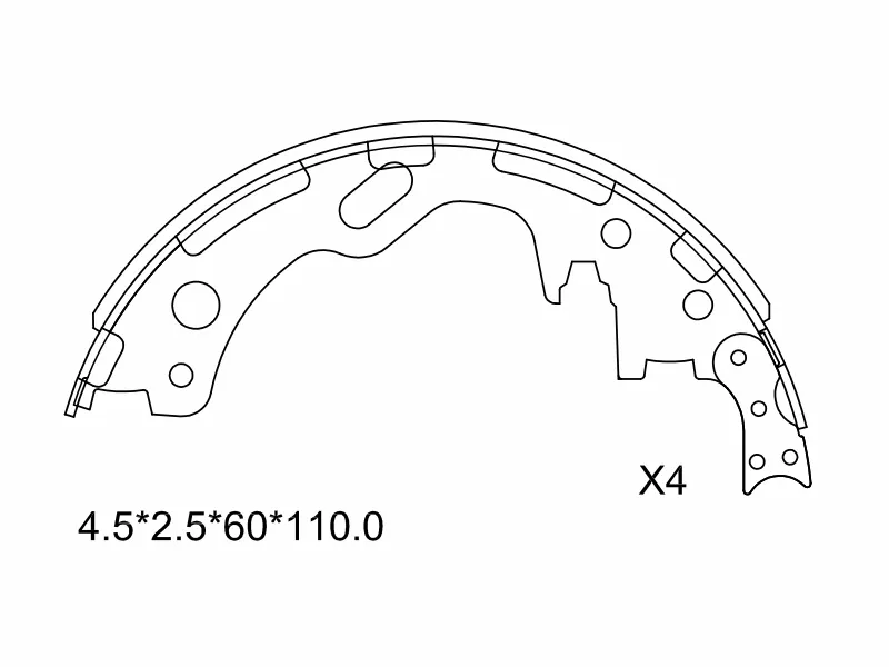 Колодки тормозные барабанные Nissan Atlas F 92-07 / Atlas H 91-07 - Артикул ST440605T625 - Производитель Sat - Фото, Отзывы, Цены 