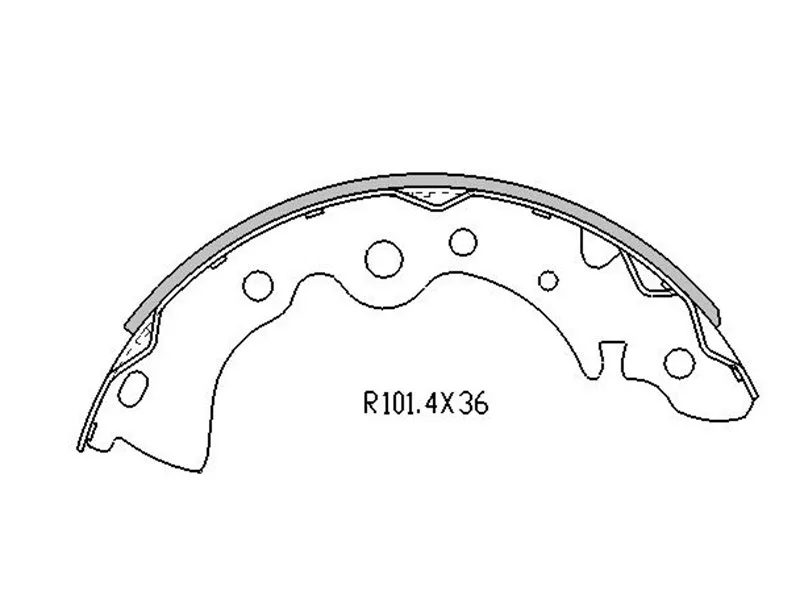 Колодки тормозные барабанные Nissan Primera 90-96 / Almera Classic 06-12 - Артикул ST4406095F0B - Производитель Sat - Фото, Отзывы, Цены 
