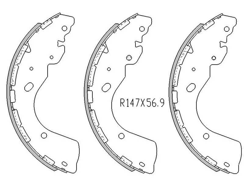 Колодки тормозные барабанные Nissan Navara 04 - Артикул ST44060EB326 - Производитель Sat - Фото, Отзывы, Цены 