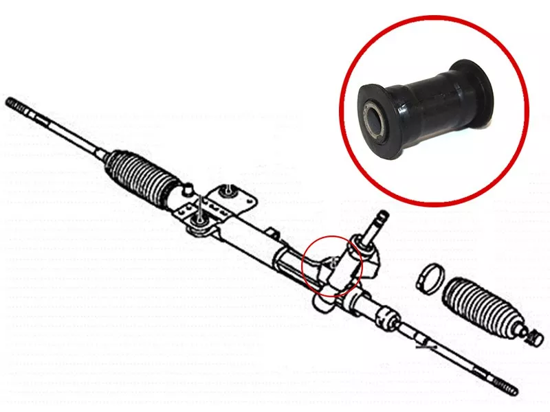 Сайлентблок рулевой рейки Mitsubishi Lancer 07-17 / Outlander 05-12 - Артикул ST4410A026 - Производитель Sat - Фото, Отзывы, Цены 