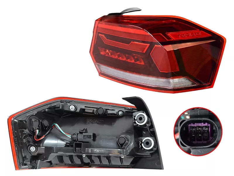 Фонарь задний Volkswagen Polo 20-22 (Справа) - Артикул ST44120D1R - Производитель Sat - Фото, Отзывы, Цены 