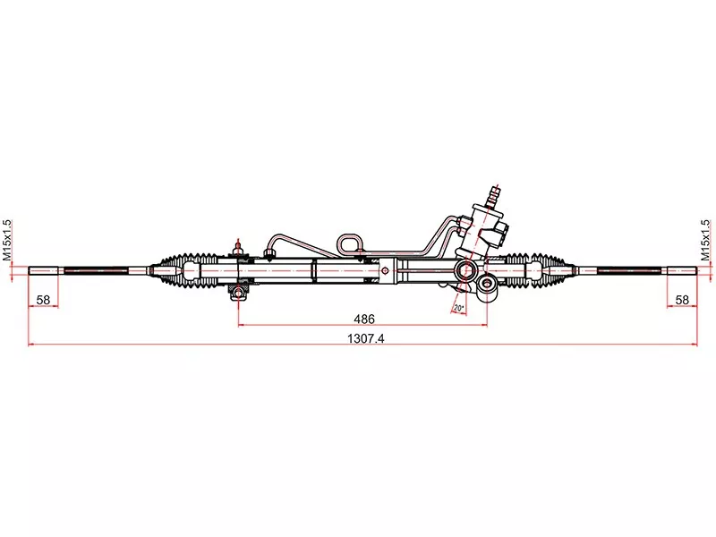 Рейка рулевая TOYOTA CAMRY ACV30/WINDOM 01-06 RHD - Артикул ST4420033380 - Производитель Sat - Фото, Отзывы, Цены 