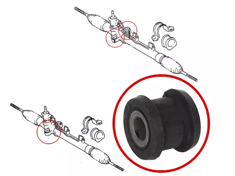 Сайлентблок рулевой рейки Toyota Caldina (T190) 92-02 / Ipsum 96-01 - Артикул ST4425020590B - Производитель Sat - Фото, Отзывы, Цены 