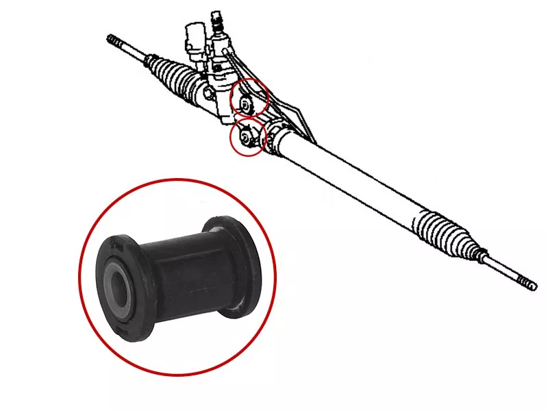 Сайлентблок рулевой рейки Toyota Mark II (X90) 92-96 / Chaser 92-96 - Артикул ST4425022320B - Производитель Sat - Фото, Отзывы, Цены 