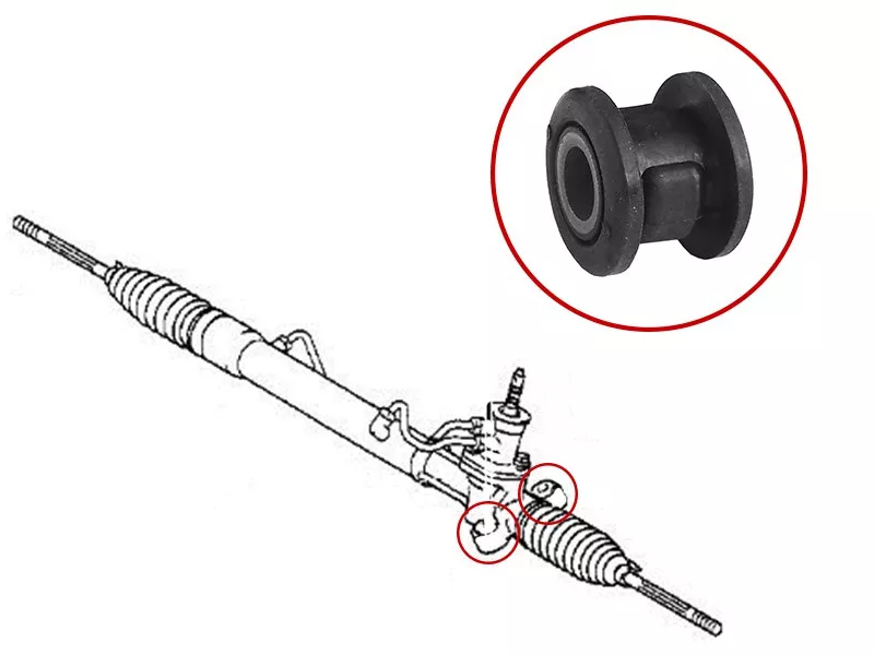 Сайлентблок рулевой рейки Toyota Vitz 99-05 / bB 00-05 - Артикул ST4425052130B - Производитель Sat - Фото, Отзывы, Цены 