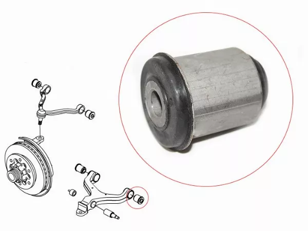 Сайлентблок рычага SsangYong Actyon 05-10 / Actyon Sports 06-12 - Артикул ST4451608001 - Производитель Sat - Фото, Отзывы, Цены 