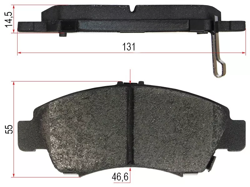 Колодки тормозные (Спереди) Honda Fit 01-07 / Capa 98-02 / Jazz 02-15 - Артикул ST45022S04G01 - Производитель Sat - Фото, Отзывы, Цены 