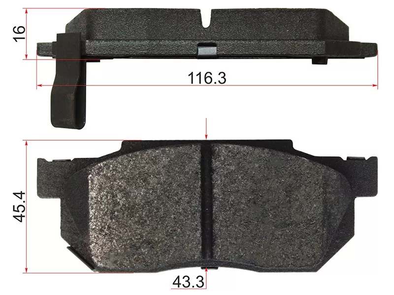 Колодки тормозные (Спереди) Honda Civic 87-95 / Fit 01-13 - Артикул ST45022SAA000 - Производитель Sat - Фото, Отзывы, Цены 