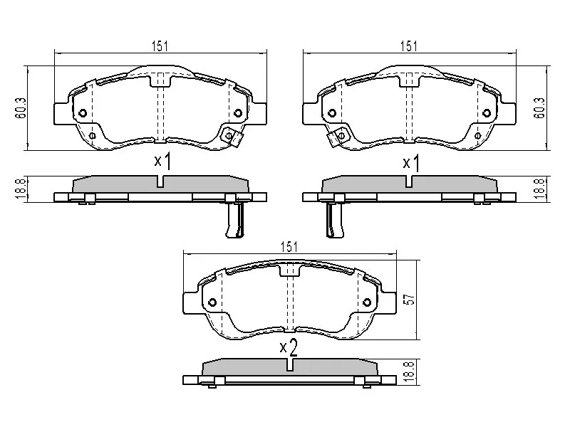 Колодки тормозные (Спереди) Honda CR-V 06-18 - Артикул ST45022SWWG01 - Производитель Sat - Фото, Отзывы, Цены 
