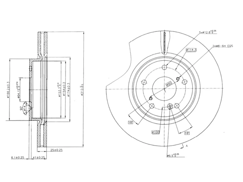 Диск тормозной (Спереди) Honda CR-V 16-20 - Артикул ST45251TLAA00 - Производитель Sat - Фото, Отзывы, Цены 