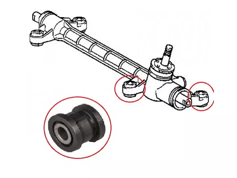 Сайлентблок рулевой рейки 2 -ST4551012290B2 Sat для TOYOTA WILL VS