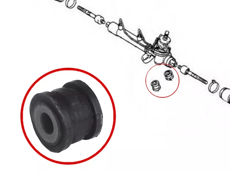 Сайлентблок рулевой рейки Toyota Avensis (T220) 97-03 / Caldina 92-02 - Артикул ST4551605020B - Производитель Sat - Фото, Отзывы, Цены 