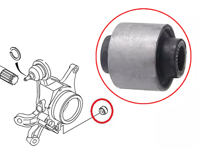 Сайлентблок цапфы Mercedes-Benz C-Class 93-21 / E-Class 84-17 - Артикул ST4592109000U - Производитель Sat - Фото, Отзывы, Цены 