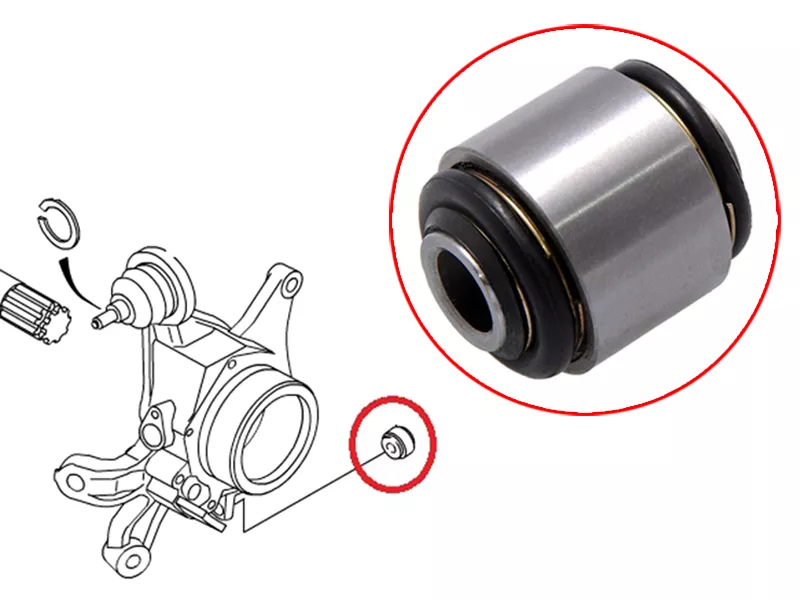 Сайлентблок цапфы Mercedes-Benz C-Class 93-21 / E-Class 84-17 - Артикул ST4592109001U - Производитель Sat - Фото, Отзывы, Цены 