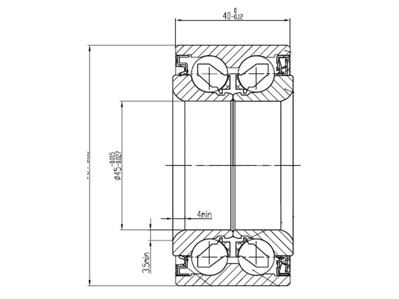 Подшипник передней ступицы HONDA CR-V RD4-7, EDIX BE#, ELEMENT с ABS - Артикул ST45BWD12 - Производитель Sat - Фото, Отзывы, Цены 