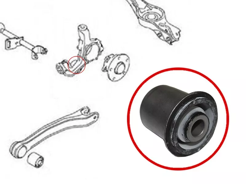 Сайлентблок цапфы Suzuki Escudo 05-08 / Grand Vitara 05-16 - Артикул ST4615065J00B - Производитель Sat - Фото, Отзывы, Цены 