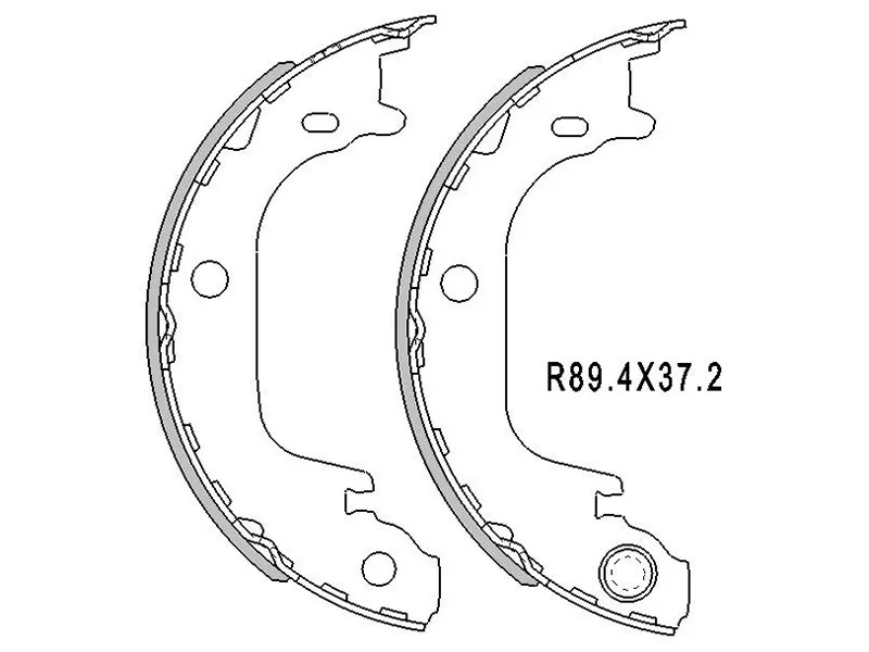 Колодки ручного тормоза -ST4655047010 Sat для TOYOTA PRIUS