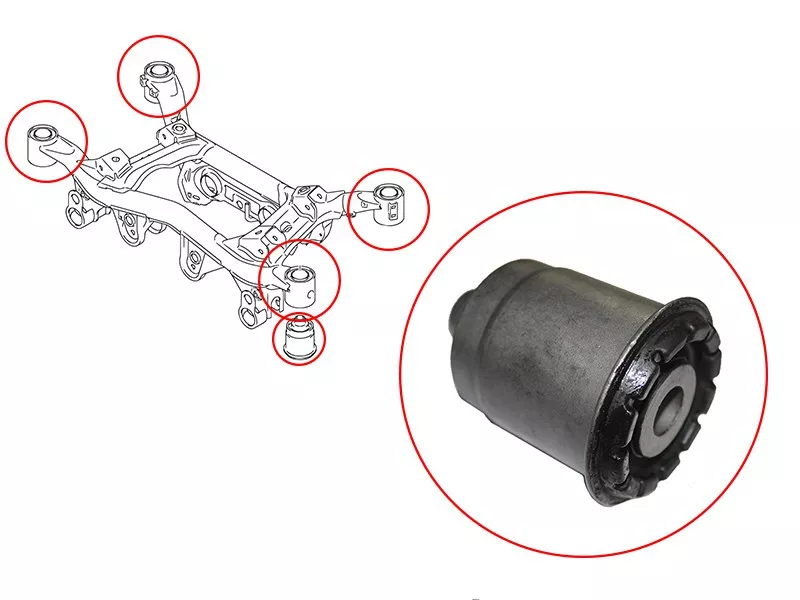 Сайлентблок подрамника Suzuki Escudo 05-08 / Grand Vitara 05-16 - Артикул ST4691165J00 - Производитель Sat - Фото, Отзывы, Цены 