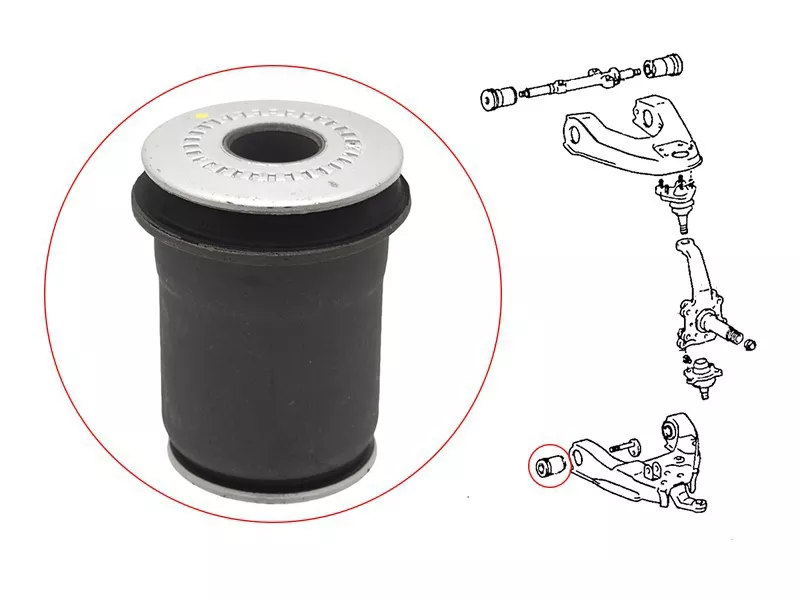 Сайлентблок рычага Toyota Hiace 82-20 / Dyna 95-99 - Артикул ST4806126010 - Производитель Sat - Фото, Отзывы, Цены 