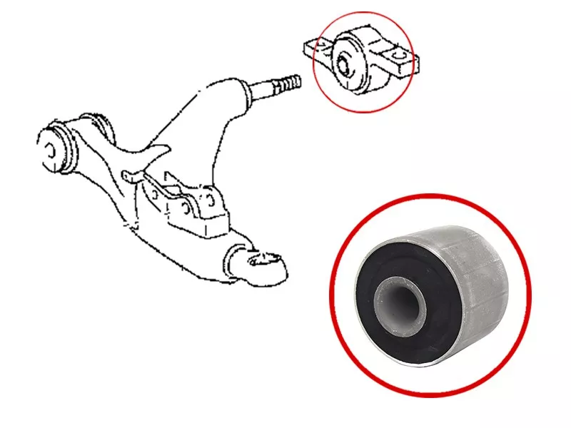 Сайлентблок рычага Toyota Crown 08-12 / Lexus GS 05-12 - Артикул ST4807630020 - Производитель Sat - Фото, Отзывы, Цены 